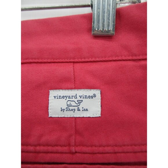 Vineyard Vines Pants 35X30 Chino Khakis Straight Whale Logo Preppy * - Picture 7 of 11